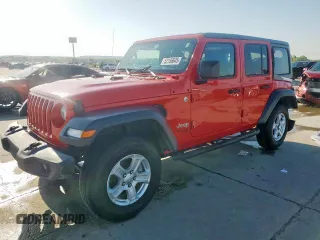 2020 Jeep Wrangler Unlimited Black and Tan with VIN 1C4HJXDG1LW189503, listed as a Copart auction lot 52196645 with 135,305 mi miles and Salvage title. Bid and sale history available at DreamBid. Image 1.