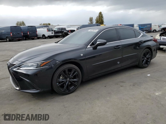 2023 Lexus ES 350 F Sport z VIN 58AJZ1B19PU145728, wystawiony jako Copart lot #80336054 z przebiegiem 48 281 mil mil oraz Szkoda całkowita • Salvage title. Historia ofert i sprzedaży dostępna na DreamBid. Obrazek 1.