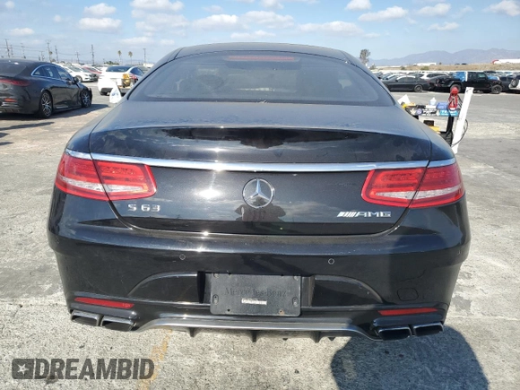 2015 Mercedes-Benz S-Class S 63 AMG with VIN WDDXJ7JB2FA001194, listed as a Copart auction lot 89135965 with 0 mi miles and Salvage Title. Bid and sale history available at carsss.com. Image 6.
