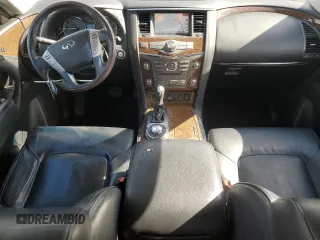 2017 Infiniti QX80 z VIN JN8AZ2NE9H9159198, wystawiony jako Copart lot #58572875 z przebiegiem 136 492 mil mil oraz Szkoda całkowita • Salvage title. Historia ofert i sprzedaży dostępna na DreamBid. Obrazek 8.