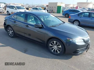 2016 Acura TLX with VIN 19UUB1F37GA009304, listed as a IAAI auction lot 41558307 with 39,567 mi miles. Bid and sale history available at carsss.com. Image 1.