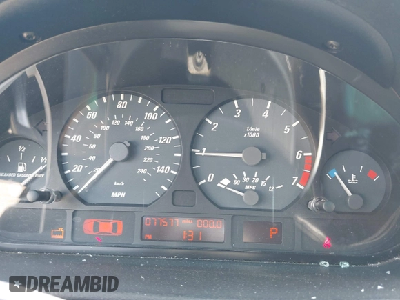2002 BMW 3 Series 325Ci с VIN WBABS334X2PG88568, выставлен на аукционе IAAI как лот 42702995 с пробегом 77 577 миль миль и . История ставок и продаж доступна на DreamBid. Изображение 7.