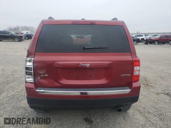 2012 Jeep Patriot Limited with VIN 1C4NJRCB2CD658758, listed as a Copart auction lot 81916764 with 104,234 mi miles and Salvage Title. Bid and sale history available at carsss.com. Image 6.