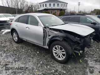 2017 Infiniti QX70 z VIN JN8CS1MW5HM414492, wystawiony jako Copart lot #52415495 z przebiegiem 123 095 mil mil oraz Szkoda całkowita • Salvage title. Historia ofert i sprzedaży dostępna na DreamBid. Obrazek 4.