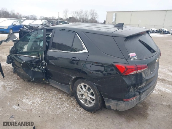 2024 Chevrolet Equinox LT with VIN 3GNAXKEG8RL101070, listed as a IAAI auction lot 41275112 with 1 mi miles. Bid and sale history available at carsss.com. Image 3.