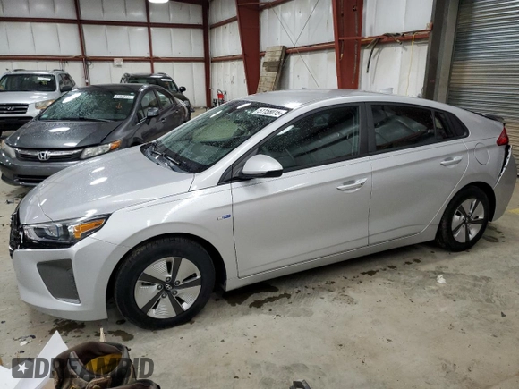 2019 Hyundai Ioniq Blue with VIN KMHC65LC3KU109770, listed as a Copart auction lot 51158015 with 46,006 mi miles and Salvage Title. Bid and sale history available at DreamBid. Image 1.