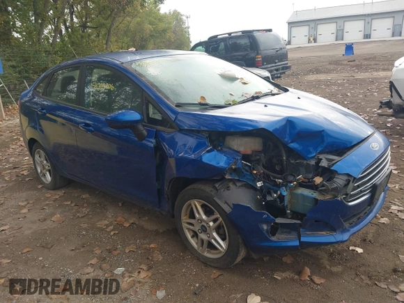 2018 Ford Fiesta SE with VIN 3FADP4BJ4JM132094, listed as a IAAI auction lot 40393706 with 142,494 mi miles. Bid and sale history available at carsss.com. Image 1.