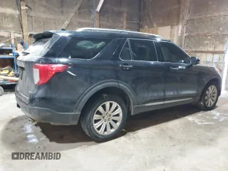 2020 Ford Explorer Limited with VIN 1FMSK8FH2LGB53663, listed as a Copart auction lot 43566905 with 72,226 mi miles and Salvage Title. Bid and sale history available at carsss.com. Image 3.