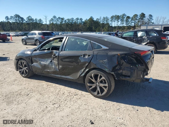 2021 Honda Civic Sedan Sport with VIN 2HGFC2F81MH532645, listed as a Copart auction lot 85493764 with 76,240 mi miles and Salvage Title. Bid and sale history available at carsss.com. Image 2.