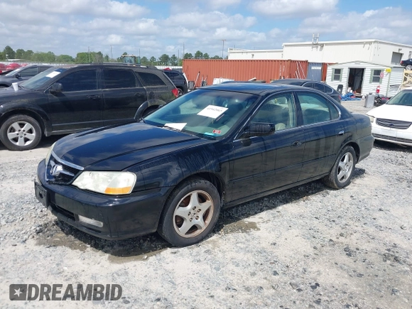 2003 Acura TL with VIN 19UUA56673A044794, listed as a IAAI auction lot 41942065 with 105,837 mi miles. Bid and sale history available at carsss.com. Image 2.