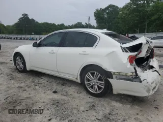 2012 Infiniti G25 Journey with VIN JN1DV6AP2CM812370, listed as a Copart auction lot 56016535 with 163,502 mi miles and Salvage title. Bid and sale history available at DreamBid. Image 2.