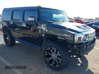 2006 Hummer H2 with VIN 5GRGN23U56H108049, listed as a IAAI auction lot 41854947 with 1 mi miles. Bid and sale history available at carsss.com. Image 1.
