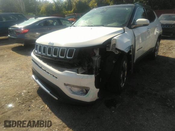 2020 Jeep Compass Limited with VIN 3C4NJDCB6LT234125, listed as a IAAI auction lot 40503327 with 35,535 mi miles and . Bid and sale history available at DreamBid. Image 18.