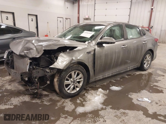 2017 Kia Optima LX with VIN 5XXGT4L33HG148897, listed as a IAAI auction lot 41565592 with 61,471 mi miles and . Bid and sale history available at carsss.com. Image 19.