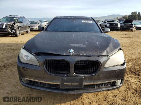 2012 BMW 7 Series 750Li with VIN WBAKB8C52CDW84794, listed as a Copart auction lot 49874315 with 118,725 mi miles and Salvage Title. Bid and sale history available at carsss.com. Image 5.