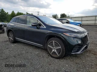 2023 Mercedes-Benz EQS with VIN 4JGDM4EB7PA021547, listed as a Copart auction lot 61556534 with 14,102 mi miles and Salvage Title. Bid and sale history available at carsss.com. Image 4.