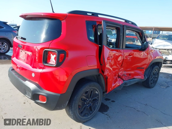 2018 Jeep Renegade Sport with VIN ZACCJBAB5JPH68218, listed as a IAAI auction lot 42084143 with 133,507 mi miles and . Bid and sale history available at DreamBid. Image 4.