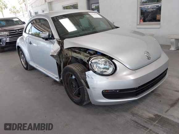 2015 Volkswagen Beetle Fleet Edition with VIN 3VWF17AT3FM654647, listed as a IAAI auction lot 42336350 with 44,312 mi miles and . Bid and sale history available at DreamBid. Image 1.