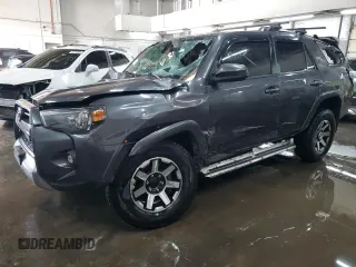 2022 Toyota 4Runner TRD Off Road with VIN JTEPU5JR3N6008221, listed as a Copart auction lot 43739085 with 64,323 mi miles and Salvage title. Bid and sale history available at DreamBid. Image 1.