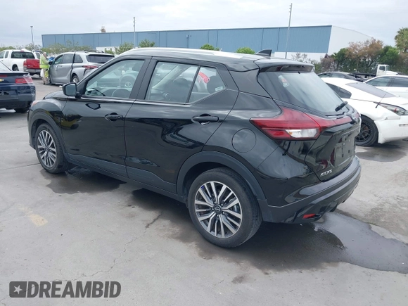 2024 Nissan Kicks SV with VIN 3N1CP5CV5RL491617, listed as a IAAI auction lot 42125112 with 25,965 mi miles. Bid and sale history available at carsss.com. Image 3.