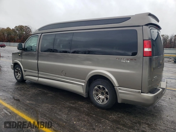 2019 Chevrolet Express Cargo z VIN 1GCWGBFG9K1233619, wystawiony jako Copart lot #78674184 z przebiegiem 102 580 mil mil oraz Szkoda całkowita • Salvage title. Historia ofert i sprzedaży dostępna na DreamBid. Obrazek 2.