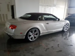 2016 Bentley Continental GT V8 with VIN SCBGT3ZA2GC054995, listed as a Copart auction lot 74082794 with 14,801 mi miles and Salvage Title. Bid and sale history available at DreamBid. Image 3.