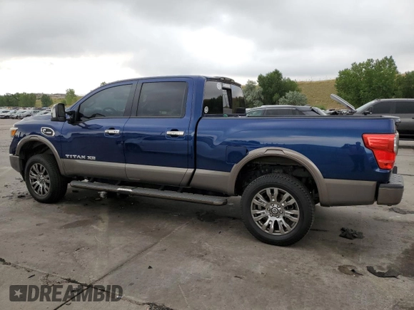 2016 Nissan Titan Platinum Reserve with VIN 1N6BA1F4XGN515605, listed as a Copart auction lot 65182285 with 62,139 mi miles and Clean title. Bid and sale history available at DreamBid. Image 2.