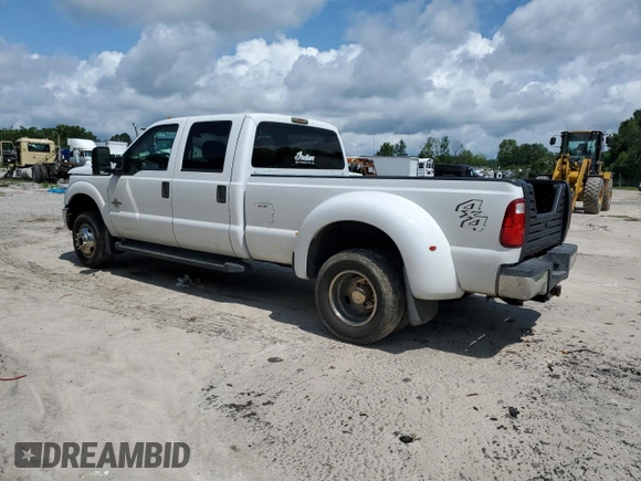 2015 Ford F-350 Lariat with VIN 1FT8W3DT0FEA88048, listed as a Copart auction lot 59097135 with Not provided miles and Salvage title. Bid and sale history available at DreamBid. Image 2.