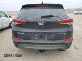2016 Hyundai Tucson Limited with VIN KM8J33A21GU216211, listed as a Copart auction lot 44120345 with Not Provided miles and Salvage Title. Bid and sale history available at DreamBid. Image 6.