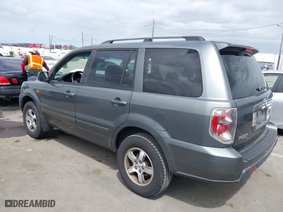 2007 Honda Pilot EX-L with VIN 5FNYF28507B007040, listed as a IAAI auction lot 42038302 with 251,262 mi miles. Bid and sale history available at carsss.com. Image 3.