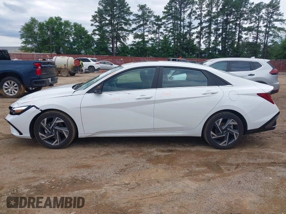 2024 Hyundai Elantra Limited with VIN KMHLP4DG5RU827792, listed as a IAAI auction lot 42179911 with 18,632 mi miles and . Bid and sale history available at DreamBid. Image 6.