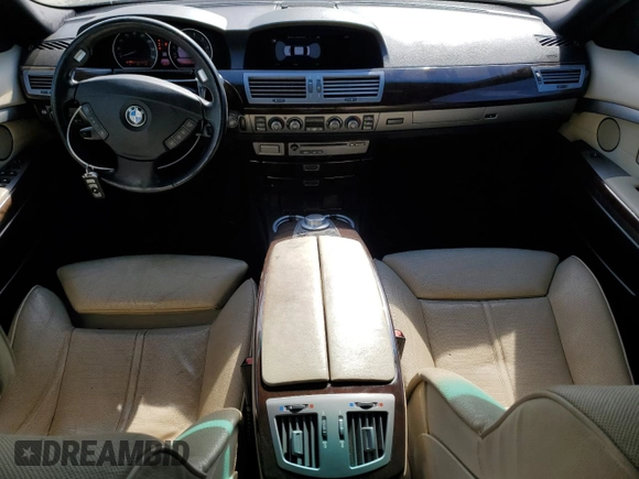 2008 BMW 7 Series 750i with VIN WBAHL83518DT14175, listed as a Copart auction lot 76241764 with 166,539 mi miles and Clean Title. Bid and sale history available at DreamBid. Image 8.