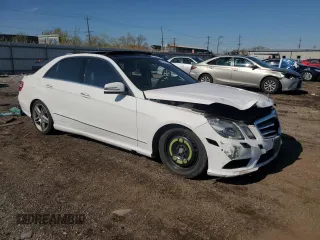 2013 Mercedes-Benz E 350 Luxury with VIN WDDHF8JB6DA737273, listed as a Copart auction lot 54351585 with Not provided miles and Salvage title. Bid and sale history available at DreamBid. Image 4.