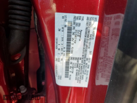 2014 Ford Focus SE z VIN 1FADP3K28EL164914, wystawiony jako Copart lot #54775565 z przebiegiem 112 120 mil mil oraz Szkoda całkowita • Salvage title. Historia ofert i sprzedaży dostępna na DreamBid. Obrazek 12.