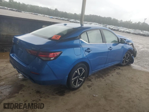 2024 Nissan Sentra SV with VIN 3N1AB8CV6RY311717, listed as a Copart auction lot 63806895 with 14,109 mi miles and Clean title. Bid and sale history available at DreamBid. Image 3.