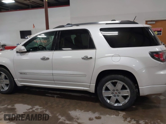 2016 GMC Acadia Denali with VIN 1GKKVTKD0GJ310296, listed as a IAAI auction lot 41837647 with 136,205 mi miles. Bid and sale history available at carsss.com. Image 14.