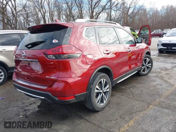2019 Nissan Rogue SL with VIN 5N1AT2MV9KC759403, listed as a IAAI auction lot 41079745 with 57,419 mi miles. Bid and sale history available at carsss.com. Image 4.