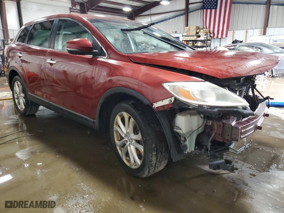 2012 Mazda CX-9 Grand Touring with VIN JM3TB3DV2C0354869, listed as a Copart auction lot 46684745 with 146,616 mi miles and Salvage Title. Bid and sale history available at carsss.com. Image 4.