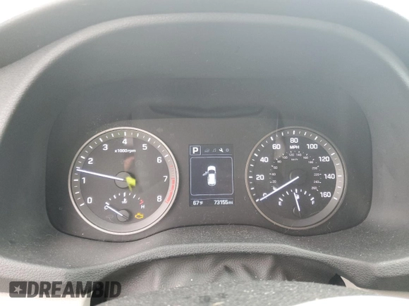 2017 Hyundai Tucson SE with VIN KM8J23A4XHU386492, listed as a Copart auction lot 52022475 with 73,155 mi miles and Salvage Title. Bid and sale history available at DreamBid. Image 9.