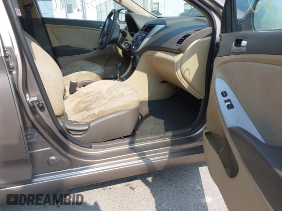 2013 Hyundai Accent GLS with VIN KMHCT4AE1DU358871, listed as a IAAI auction lot 42373080 with 150,443 mi miles and . Bid and sale history available at DreamBid. Image 5.