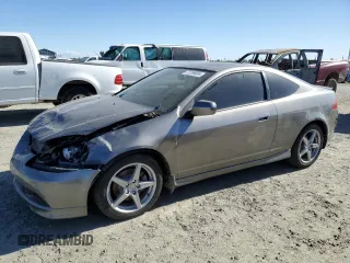 2006 Acura RSX Type-S Leather with VIN JH4DC53096S002343, listed as a Copart auction lot 77259604 with 198,021 mi miles and Clean Title. Bid and sale history available at carsss.com. Image 1.