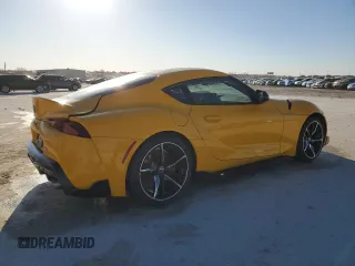 2020 Toyota Supra 3.0 with VIN WZ1DB4C03LW034032, listed as a Copart auction lot 46496385 with 26,119 mi miles and Clean title. Bid and sale history available at DreamBid. Image 3.