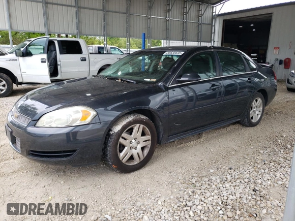 2014 Chevrolet Impala LT with VIN 2G1WB5E32E1100531, listed as a Copart auction lot 55635635 with 292,383 mi miles and Salvage title. Bid and sale history available at DreamBid. Image 1.