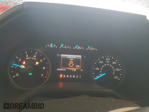 2015 Ford F-150 XLT with VIN 1FTFX1EF9FKD86097, listed as a Copart auction lot 55771465 with 152,026 mi miles and Salvage title. Bid and sale history available at DreamBid. Image 9.