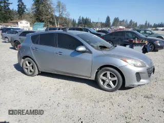 2013 Mazda 3 i Touring with VIN JM1BL1LP2D1829134, listed as a Copart auction lot 53386455 with Not Provided miles and Salvage Title. Bid and sale history available at DreamBid. Image 4.