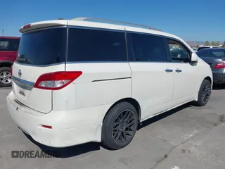 2014 Nissan Quest S with VIN JN8AE2KP7E9107596, listed as a IAAI auction lot 42745979 with 180,780 mi miles and . Bid and sale history available at DreamBid. Image 4.