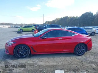 2017 Infiniti Q60 Red Sport 400 with VIN JN1FV7EK0HM610664, listed as a IAAI auction lot 40728910 with 89,817 mi miles and . Bid and sale history available at carsss.com. Image 14.