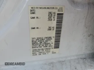 2021 Nissan Altima SV z VIN 1N4BL4DV5MN390976, wystawiony jako Copart lot #57101885 z przebiegiem 93 730 mil mil oraz Szkoda całkowita • Salvage title. Historia ofert i sprzedaży dostępna na DreamBid. Obrazek 12.