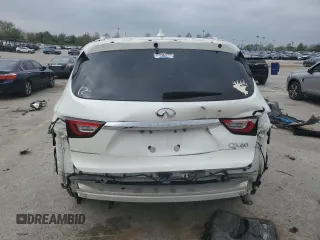 2017 Infiniti QX60 with VIN 5N1DL0MM4HC517751, listed as a Copart auction lot 52100765 with 75,843 mi miles and Salvage Title. Bid and sale history available at DreamBid. Image 6.