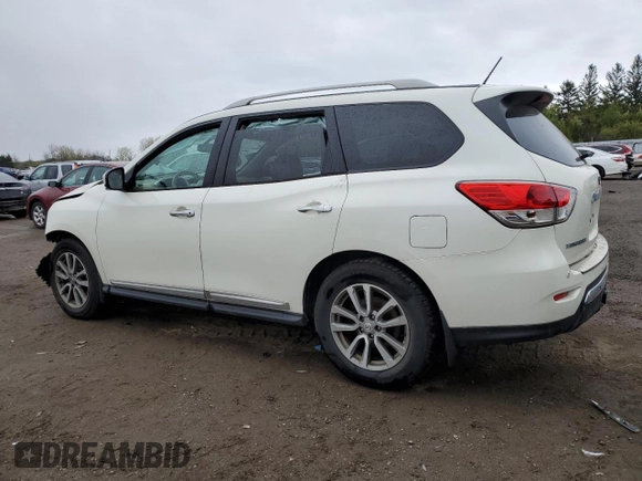 2015 Nissan Pathfinder Platinum z VIN 5N1AR2MM9FC602823, wystawiony jako Copart lot #56678085 z przebiegiem 342 063 mil mil oraz Szkoda całkowita • Salvage title. Historia ofert i sprzedaży dostępna na DreamBid. Obrazek 2.